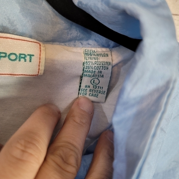 VINTAGE MILANO SPORT COLORBLOCK WINDBREAKER TRACK JACKET SZ LARGE - Picture 3 of 10